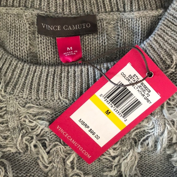NWT Vince Camuto Fringe Sweater SMALL/MEDIUM - Picture 5 of 6